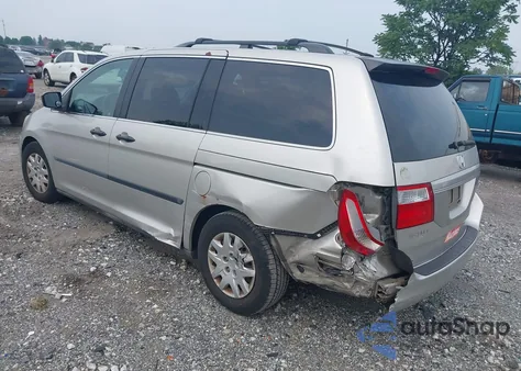 2006 Honda Odyssey Lx из США, поврежденный, VIN 5FNRL38266B020057